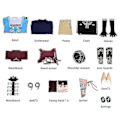 Miniatyrbilde 4 av 5: Game Legend Link Cosplay for voksne og barn Tears Of The Kingdom Kostyme Full Set Mann Halloween Karneval Kostyme - WELLNGS Uten parykk Without wig S