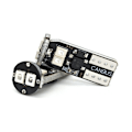 Pikkukuva 1 / 10: 10 kpl LED-lamppu T10 12V-18V 4W CANBUS 400lm Sininen