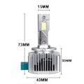 Pikkukuva 4 / 10: LED D3S CANBUS polttimot 2 kpl Uutuus 16000lm vahvempi kuin ksenon Homologointi