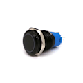 Pikkukuva 7 / 10: 2kpl On/Off-kytkin, LED-snap-painike 18mm musta Valkoinen