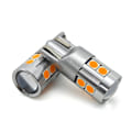 Pikkukuva 1 / 10: 2 kpl W5W LED T10 12-24V CANBUS polttimo 500lm 8 väriä 8 väriä Oranssi