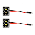 Pikkukuva 5 / 10: 2 kpl Paneeli 2 LED 12V W5W, T10, C5W, SV8.5, BA9S, T4W CANBUS 950lm valkoinen vahva