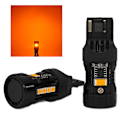 Miniatyrbild 6 av 10: 2st W21/5W LED-lampor 7440 12V utan fel orange