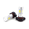 Pikkukuva 2 / 7: 2 kpl LED-lamppu H16 12-24V CANBUS oranssi