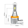 Pikkukuva 5 / 10: LED H9 9V-30V CANBUS CSP polttimoiden sarja Uusi