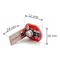 Pikkukuva 3 / 7: 4 kpl LED polttimo T10, W5W 12V-18V 120lm CANBUS BMW