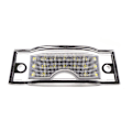 Pikkukuva 7 / 10: Opel, Reanult, Nissan, Fiat rekisterikilven valo LED 650lm 1kpl 1kpl