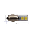 Pikkukuva 3 / 9: 4 kpl LED-lamppu BA7S 12V 250lm valkoinen