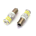 Pikkukuva 4 / 9: 2 kpl LED-lamppu BA9S 12-24V CANBUS valkoinen vahva