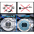 Pikkukuva 9 / 10: 2 kpl LED-lamppu H7 12V CANBUS CSP lyhyt 6000lm Uutuus