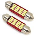 Pikkukuva 1 / 10: 2 kpl C5W LED-lamppu SV8.5 12V CANBUS 36mm vahva