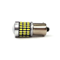 Pikkukuva 6 / 9: 2 kpl LED-lamppu BA15S, P21W 12-24V CANBUS 2100 lm valkoinen linssi kanssa