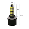 Pikkukuva 3 / 10: 2 kpl LED-lamppu 880, H27/1 12-24V CANBUS valkoinen vahva 1200lm