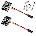 Pikkukuva 1 / 10: 2 kpl Paneeli 2 LED 12V W5W, T10, C5W, SV8.5, BA9S, T4W CANBUS 950lm valkoinen vahva