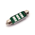 Pikkukuva 3 / 9: 6kpl LED-lamppu SV8.5, C5W 12-24V CANBUS 42mm Sininen