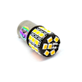 Pikkukuva 7 / 8: 2 kpl LED-lamppu BA15S, P21W 12V CANBUS oranssi