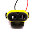 Pikkukuva 7 / 9: 2 kpl HB4, 9006 vastus - CAN-virheen dekooderi 50W 6 Ohm 12V
