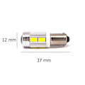 Pikkukuva 2 / 9: 2 kpl LED-lamppu BA9S T4W 12V 400lm CANBUS