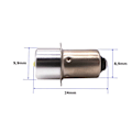Pikkukuva 4 / 10: 2 kpl LED-lamppu PX13.5, P13 4-24V taskulamppuihin