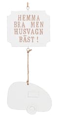 Träskylt Husvagn