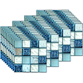 Pikkukuva 1 / 5: 40 KPL Laattatarroja, PVC Itseliimautuvat Seinälaatat (10 x 10 cm / 4 x 4 tuumaa)