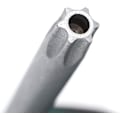 Miniatyrbillede 4 af 5: 8-delt foldbart Torx nøglesæt, T9 - T40 med hærdet legeret stålkonstruktion og bi-materiale komfortgreb