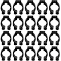 Miniatyrbillede 1 af 5: 20 stk. fiskestangsholderclips, vægmonteret fiskestangsholder, klæbeclips opbevaringsclips klemmer rack organizer, fiskestang rack kø 0,94 tommer