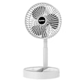 Pikkukuva 1 / 4: Teleskooppinen kokoontaitettava tuuletin, ladattava ja joustava mini pöytätuuletin 3 tuulitason kanssa, 5W White Direct plug type