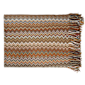 Miniatyrbillede 5 af 5: Boheme Strikket Pled Nordic Stil Pled med Kvaster, Akryl Strikket Pled Dekorativ til Sofa Stol Seng Sofa 127 * 152cm