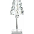 Miniatyrbillede 1 af 5: Diamond Crystal Bordlampe, USB Genopladelig Krystal Soveværelse Natlampe, Justerbar Temperatur/Lysstyrke