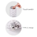 Miniatyrbilde 4 av 5: Krystallampe Romantisk LED Rose Diamant Bordlampe 16 Fargeskiftende RGB Nattlys for Soverom Stue Festmiddag Valentinsdag Juledekor