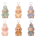 Miniatyrbillede 2 af 5: Popmart Labubu The Monsters Sit And Party Vinyl Blind Box Heartbeat Macaron & Duoduo Vedhæng Dekor Enkelt blind box