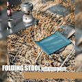 Miniatyrbillede 4 af 5: Campingstol, Bærbar Foldbar Stol, Aluminium Foldbar Stol til Rejser, Camping, Vandreture, Fiskeri, Havearbejde med Bærepose (Blå)