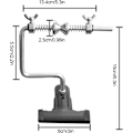 Miniatyrbild 2 av 4: Fiskelina Upprullare, Spolhållare Vagn, Fiskrulle Upprullningsstation, Justerbar Fisketillbehör Stabilisator (Fiskelina Ingår Ej)