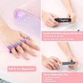 Miniatyrbilde 4 av 5: LED UV Neglelakk Lampe, 48W Profesjonell Manikyr og Pedikyr med Auto Sensor, 3 Timere 30s/60s/90s, Tørker for All Neglelakk, Rosa…