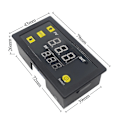 Miniatyrbillede 2 af 4: W3230 Mini Digital Temperaturregulator, LED-display Termostat Regulator, AC110V-220V 20A Temperaturreguleringssensor Meter