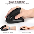 Miniatyrbild 5 av 5: Ergonomisk Vertikal Datormus - Trådlös