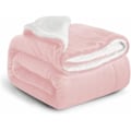 Pikkukuva 1 / 5: Sängynpeitto, Sohvanpeitot, Pehmeä Pörröinen Paksu Peitto, Käännettävä Mikrokuitupeitto Pink