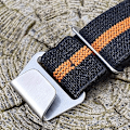 Miniatyrbilde 3 av 4: Elastisk Nylon Navy Diver Fallskjermstropp 22mm Militærstropp