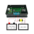 Miniatyrbild 4 av 4: W3230 Mini Digital Temperaturregulator, LED-display Termostat Regulator, AC110V-220V 20A Temperaturregler Sensor Meter