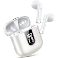 Miniatyrbild 1 av 5: Trådlösa Hörlurar, Bluetooth 5.3 Hörlurar 2023, Stereo Hörlurar med ENC Mikrofon, Trådlösa In-Ear Hörlurar med Dubbel LED-Display