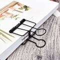 Miniatyrbillede 2 af 5: Ekstra Store Binder Clips 5 cm, Klemmer Sorte til Kontor Skoleartikler (15 stk)