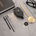 Miniatyrbillede 3 af 5: Kvarts Pendul Urværk DIY Bevægelsessæt med 2 Par Visere og Pendul