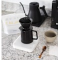 Pikkukuva 2 / 5: 500 ml:n kahvinkeittosetti, Premium keraaminen V60-suppilo ja karahvi, 1-2 kupin kotisuodatinkahvinkeitin (musta)