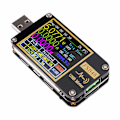 Pikkukuva 1 / 5: USB-testilaite, PD-liipaisinvolttimittari, USB 3.0 jännite- ja virtatesteri, DC 4-24V 6.5A USB C -yleismittari, PPS-latauskapasiteetin testilaite QC2.0 3.0 FNB48
