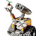Miniatyrbillede 3 af 5: 687 Dele, Wall-E Robot Legetøj, robot samlebyggesæt, samlemodeller