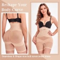 Miniatyrbillede 2 af 5: Shapewear til kvinder mavekontrol Knickers Højtaljet formende shorts kropsshaper undertøj Sømløs Butt Lifter bukser, L