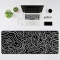Miniatyrbillede 2 af 4: Gaming Mousepad, Stort Tastaturpad, 30*80*0.2cm, Topografisk Mus 30*80*0.2cm