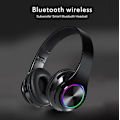 Miniatyrbillede 3 af 4: Bluetooth Hovedtelefoner, Trådløse Hovedtelefoner Over Øret Med Mikrofon - Sort