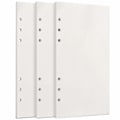 Miniatyrbillede 1 af 5: A5 Refill Papir, 3 Pakker 100GSM Tykt Genopfyldeligt Papir 6 Hullers Indlæg Løst Papir 135 Ark (270 Sider)